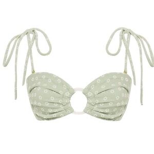 Montce Tori Ties Jade Floral Bandeau